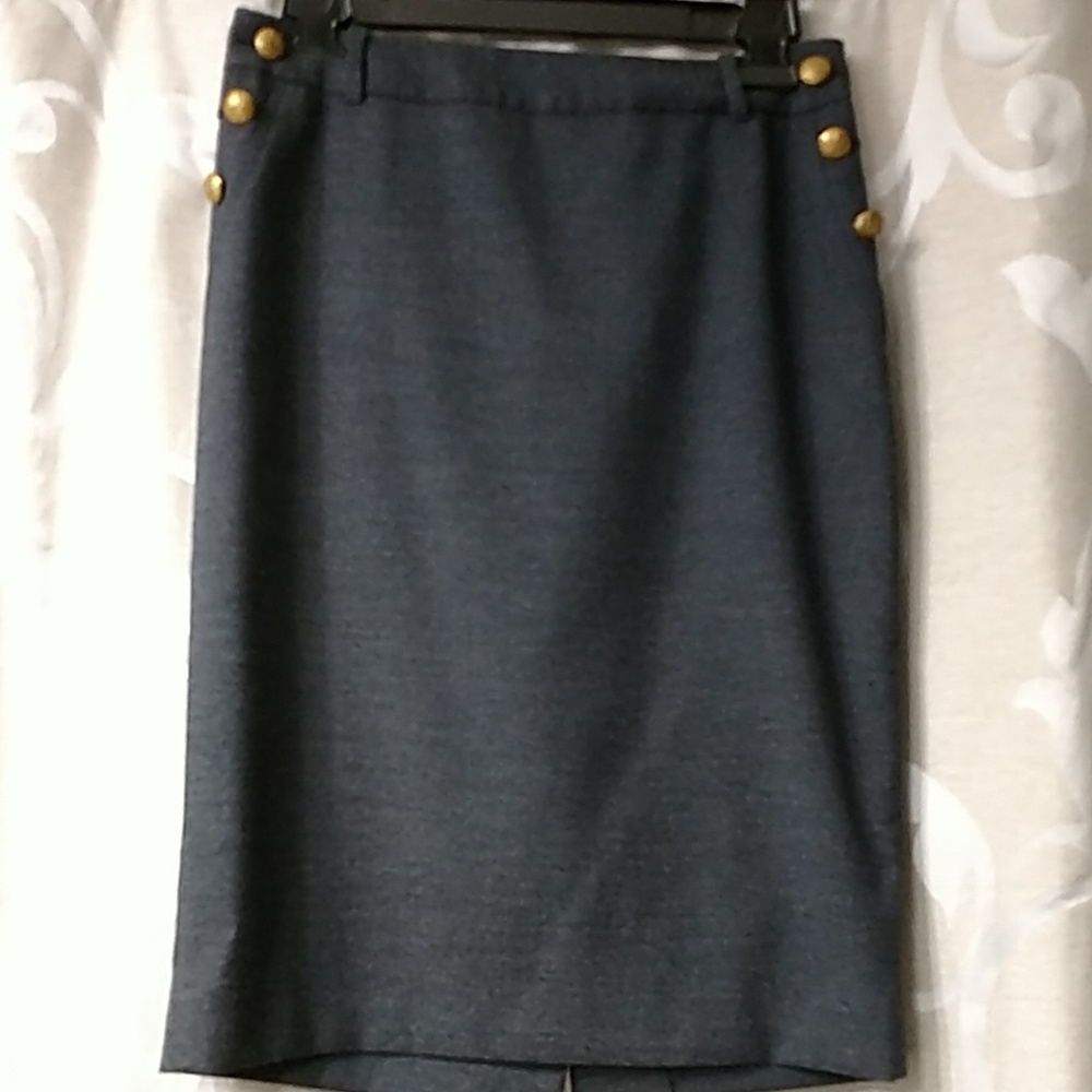 The Limited military style pencil skirt